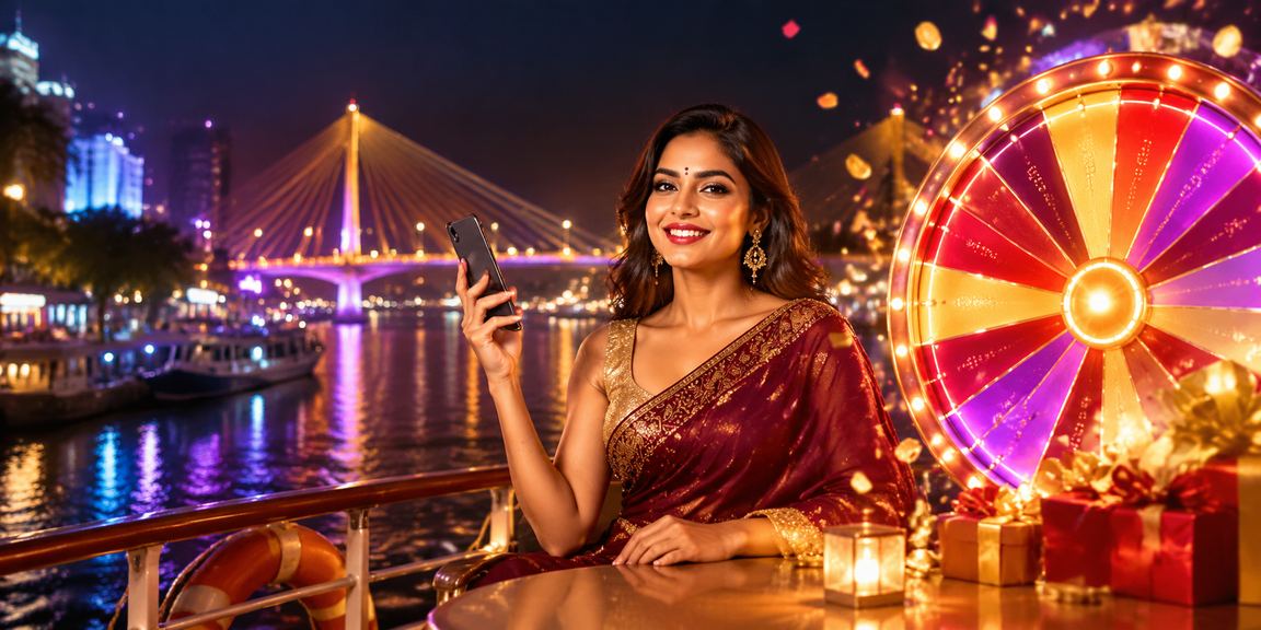 বরিশালে নিয়ন আলোয় লাকি ড্র গেম মোবাইলে খেলছেন 1887 ব্যবহারকারী